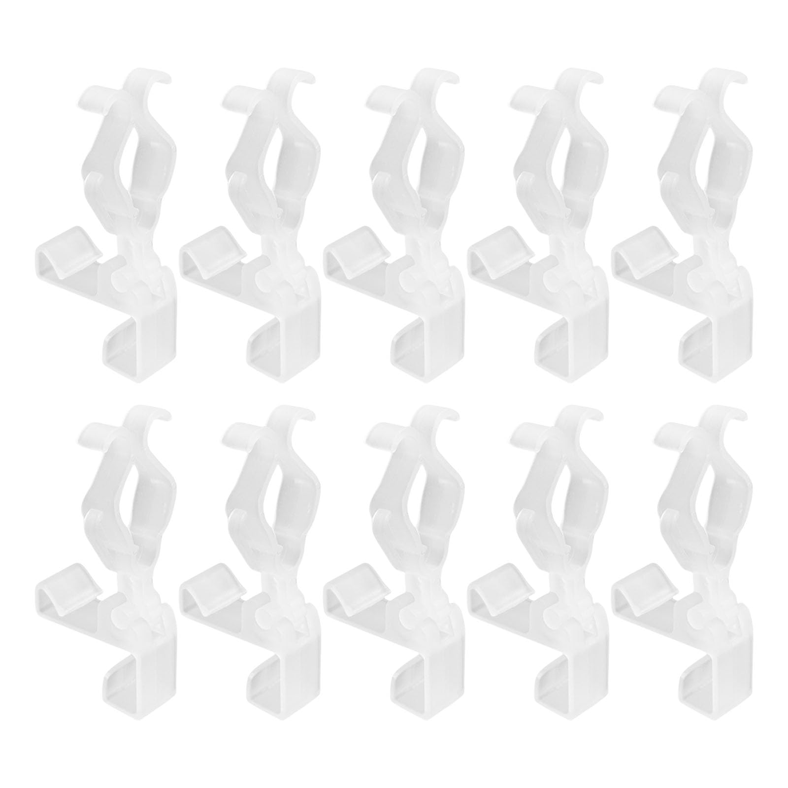 Tsophreniq Christmas Light Clamps for Border Gutters Bends Easy Installation Tool Complimentary Outdoor Holiday Garnishes Easy Install Roof Clamps for Radiances