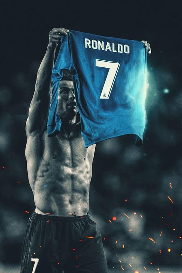 Theissen Collection - Póster con jugador de Cristiano Ronaldo (28 x 43 cm)