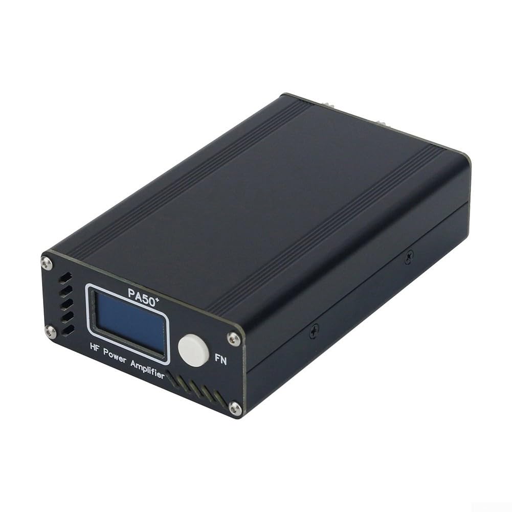 PA50-3 50W HF Leistungsverstärker 3.5-30MHz Kurzwellen Power Amp mit für oled Display für Ham Radio