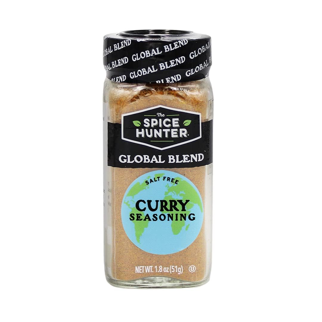 The Spice Hunter Curry Seasoning Blend, Salt Free, 1.8-Ounce Jar
