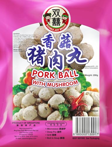Double Joy Pork Ball w Mushroom 200g - Chilled