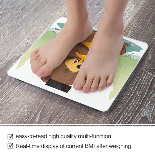 Báscula Digital de Baño Bear Eats Honey 400 lb vidrio templado miniatura 5