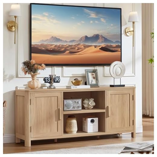 Joaxswe 55" Farmhouse TV Stand with Storage