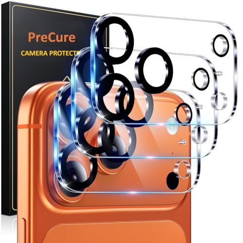 Image of PreCure (3 Pack) Camera Lens Protector Compatible with iPhone 17 Pro - [Drop Protection] 9H Tempered Glass Camera Cover Screen | Ultra-Clear, Scratch Resistant | [Not for 17 Pro Max]