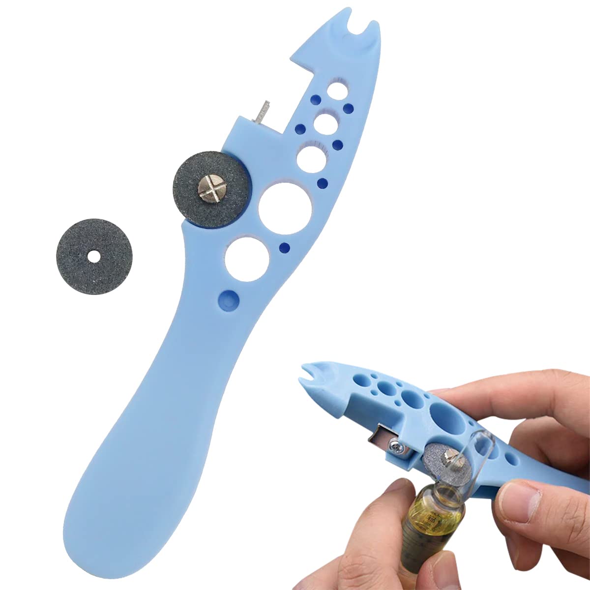 HASTHIP® Ampule Cutter with Replaceable Grinding Wheel, Ampoule Cutter