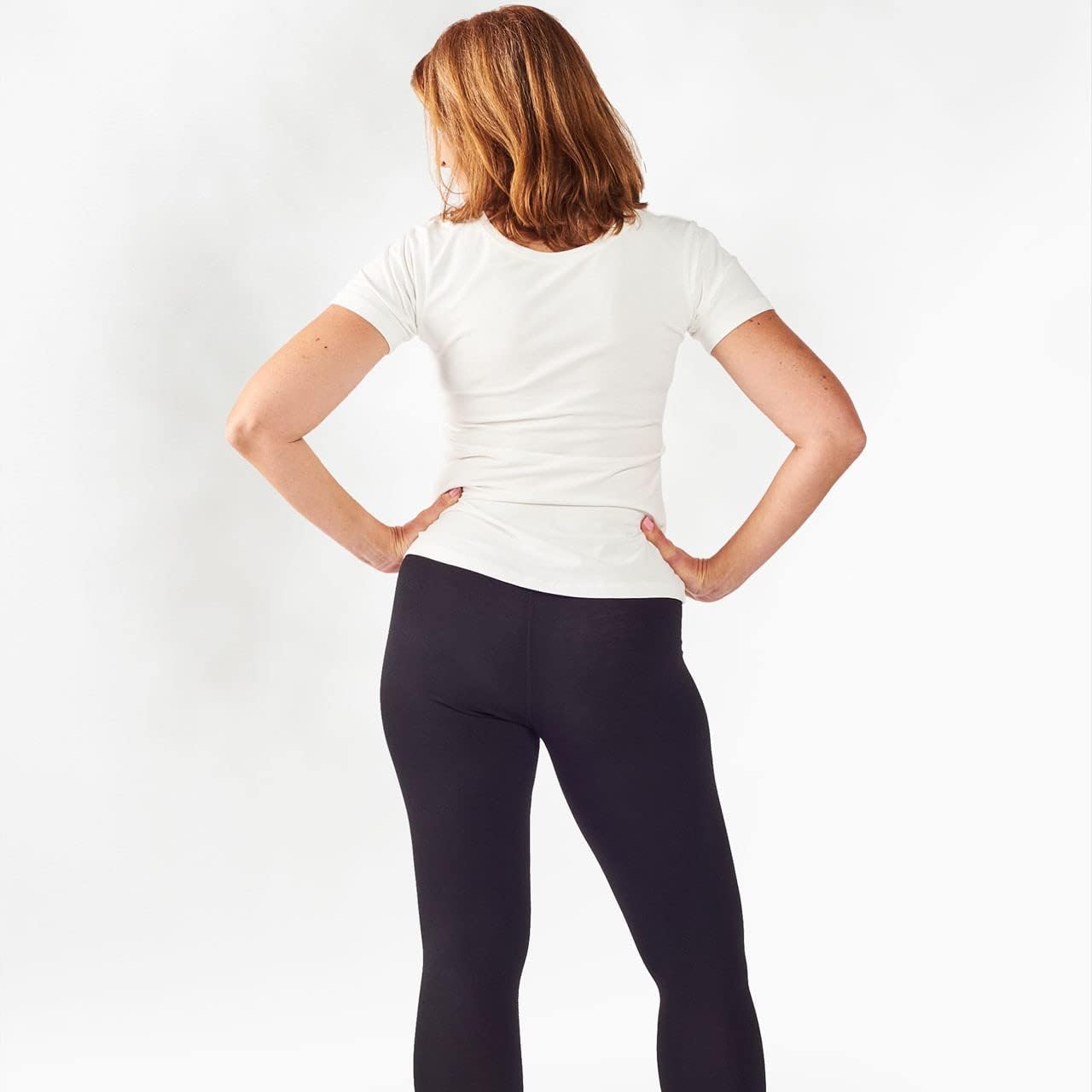 Maggie's Organic Cotton Midcalf Leggings - Base Layer Legging - Super Soft Workout Leggings - Image 5