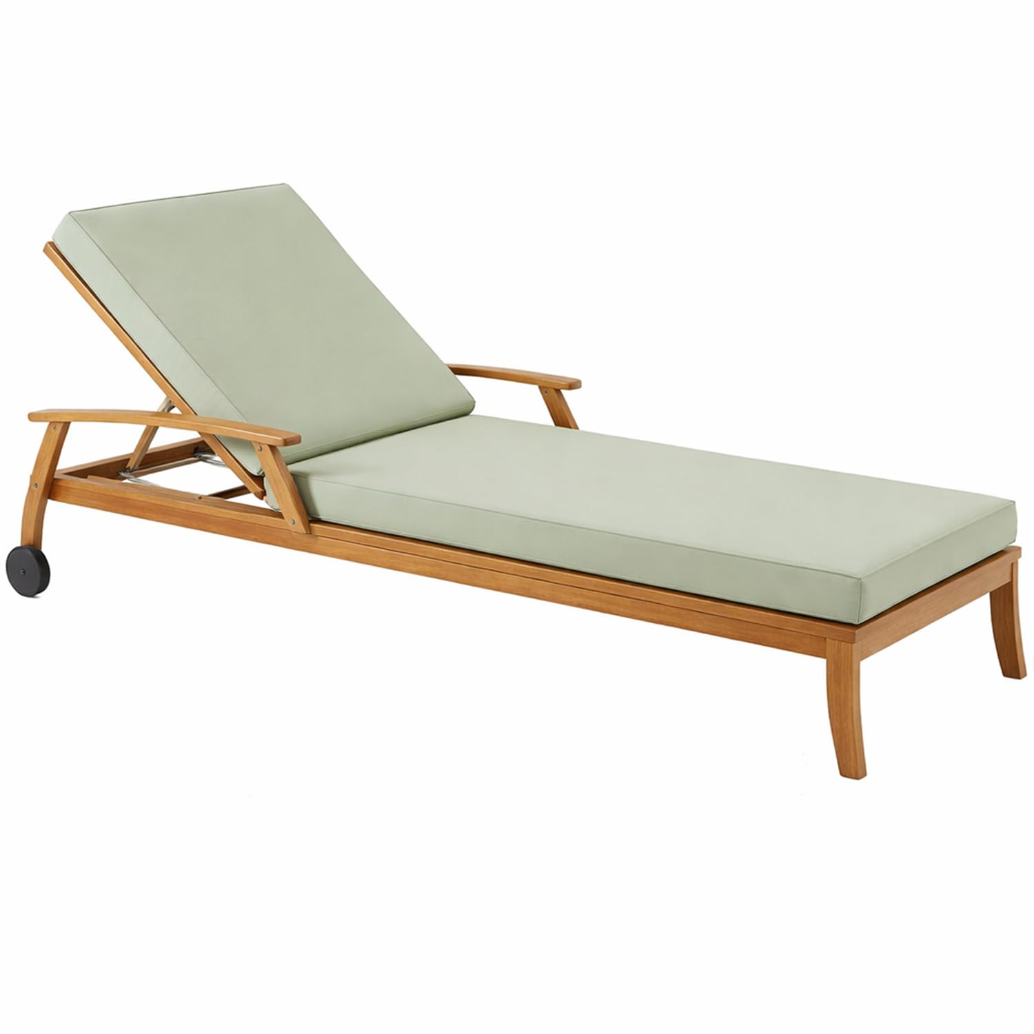 Genérico Cojín para Tumbona Exterior de Poliéster Impermeable, Colchoneta para Tumbona con Espuma 50D, 6 Cintas y Funda Extraíble, para Jardín, Terraza, Patio, Balcón y Piscina,Light Gray,183x53x6cm