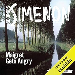 Diseño de la portada del título Maigret Gets Angry