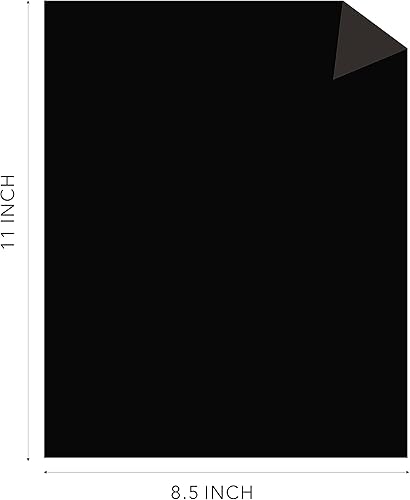 Miniatura 6 de Cartulina mixta en blanco y negro, 50 hojas, 8.5 x 11 pulgadas, peso pesado, 92 libras, cartulina para manualidades y fabricación de tarjetas de