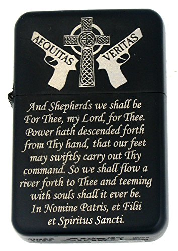 Gifts Infinity Boondocks Saints Prayer Wind Proof Oil Lighter (BK-2)