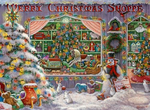 Ravensburger - Puzzle 500 pièces - La Boutique de Noël