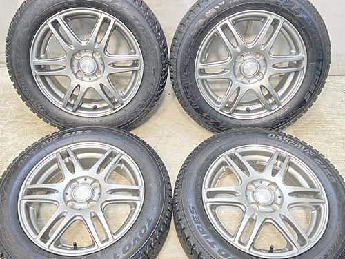 【中古スタッドレスタイヤ】4本セット TYタイヤ オブザーブ GIZ 2 175/65R15 / LAYCEA 15x5.5 42 100-4穴 ...
