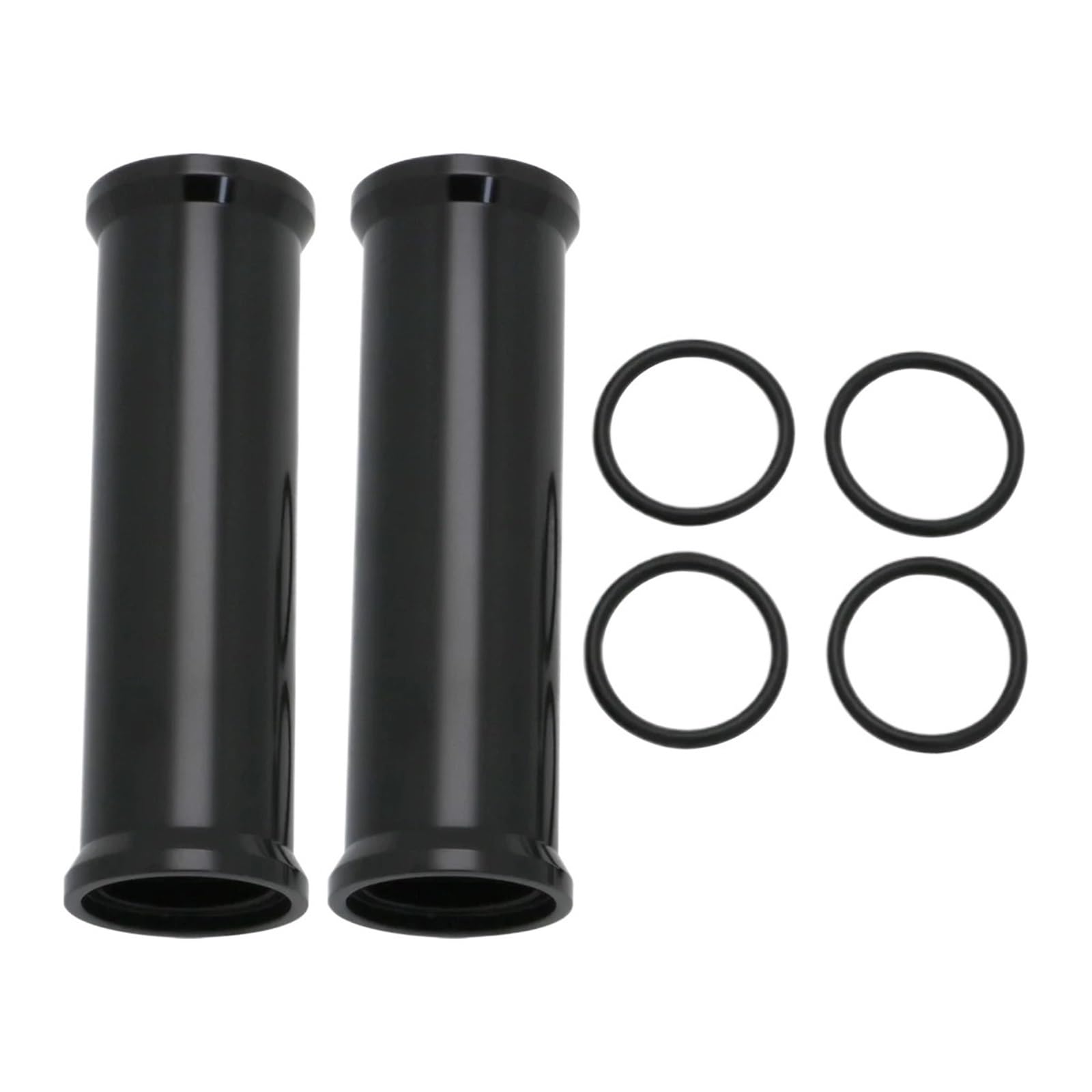 Stivali ammortizzatori Adatto per Harley Sportster XL 1200 883 Iron Roadster Motociclo 180MM Soffietto forcella anteriore Copertura(Black)