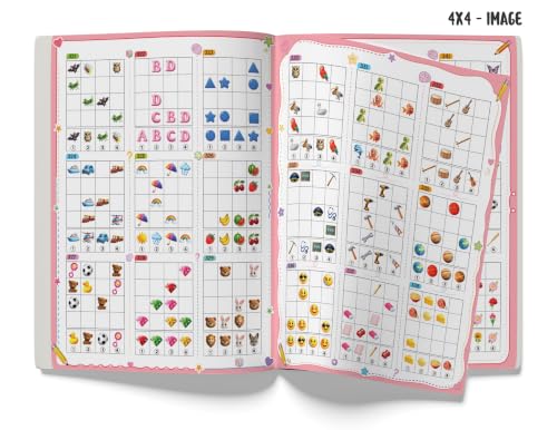 Image of Sudoku Book for Kids | 1001+ Sudoku Puzzle Book for Kids & Adults | Brain Booster Activity Book - 4x4, 6x6, 9x9 & 12x12 Levels | Ages 8+ Years | Two Brothers Publications