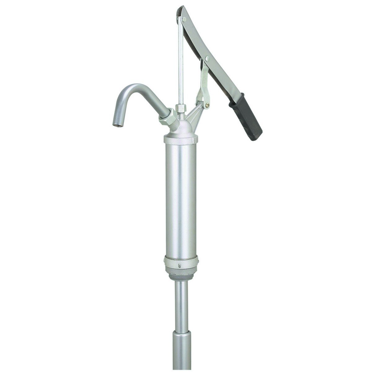 Steel Lever-Action Barrel Pump For 15-55 Gallon Drums - Heavy-Duty Solvent & Lubricant Pump For Industrial Use