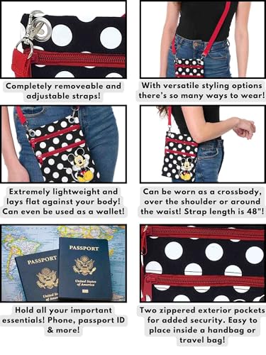 Disney Passport Crossbody Bag Black