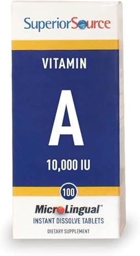 Superior fuente vitamina A 10,000iu, 100unidades
