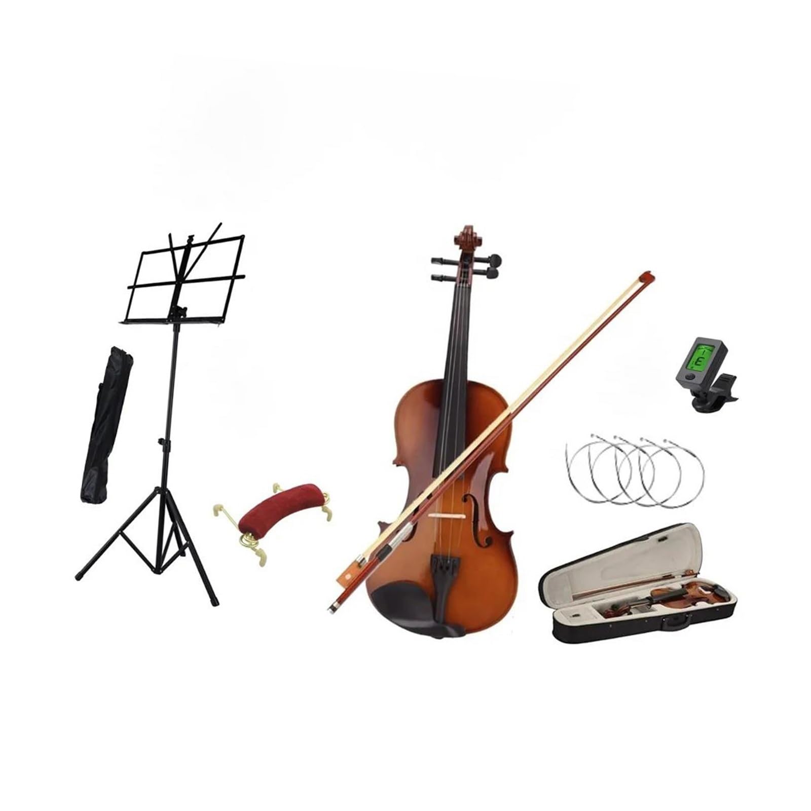 Violino Strumento A Corda Violino 4/4 In Compensato Per Principianti E Adulti