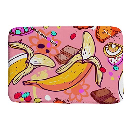 Tapis de bain velours corail Ruchen de qualité supérieure rose - 2