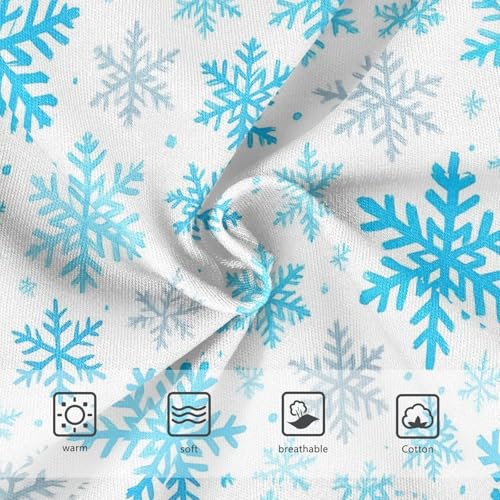 Joisal Blue Gray Snowflakes White Girls Underwear Toddlers 2t Cotton Cute Panties Girl Fancy Kids Undies Briefs3