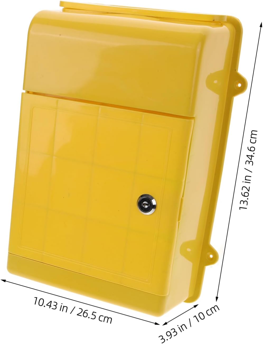 2pcs Box Sturdy Wall Mount Mailbox Outdoor Letter Box Mailbox for Garden Decor
