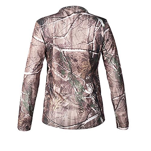 Men's Hunting Sun Shirts UV Protection Lightweight Camo Long Sleeve Fishing Hiking Tactical Tees Quick Dry Shirts3