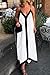 PRETTYGARDEN Women's 2025 Summer Maxi Dress Sleeveless V Neck Spaghetti Strap Flowy Elegant Holiday Party Dresses (White,X-Large)