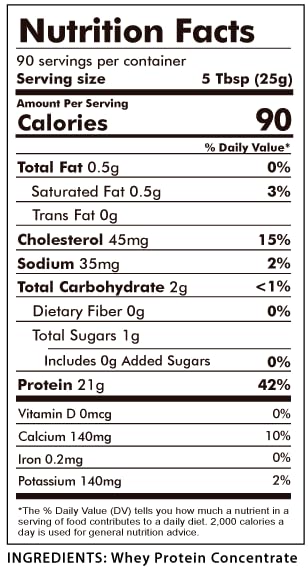 Image of Raw Grass Fed Whey Protein Powder, Unflavored - 1 Ingredient, No Additives or Fillers, Undenatured, Made in USA, 5 lb