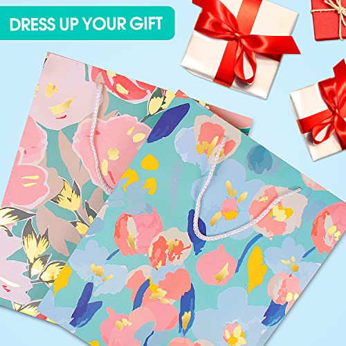 Gift-bag-for-Women-Girl-HerLarge-Gift-Bag-with-Tissue-PaperElegant-Birthday-Gift-Bag-with-Flower-Foil-Gold-MarkingBig-Gift-Bag-Birthday-Gift-Wrap-BagBirthday-Bag-Present-Bag-for-Birthdays-Mothers