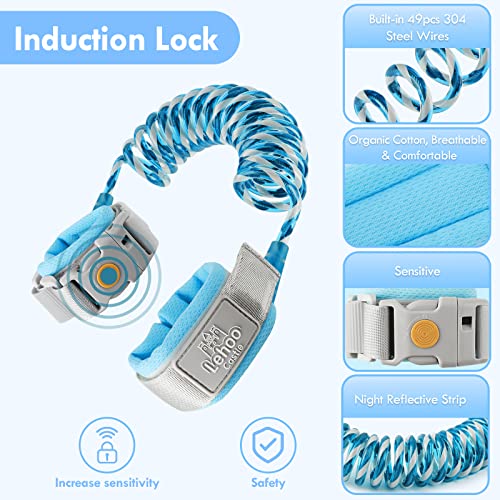 Lehoo Castle Baby Reins for Walking 1.5M Toddler Reins for Kids with Induction Lock Anti Lost Wrist Link Wrist Reins - Image 2