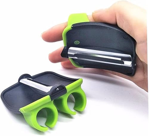 Pelador de dedos para verduras, frutas, agarre para dedos, pelador de palma, patata y zanahoria, herramientas para peladores de cocina