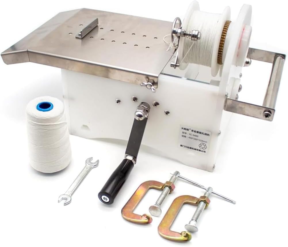Manual Sausage Tying Machine, Stainless Steel Sausage Linker for Commercial or Home Use, 0-45mm Binding Machine