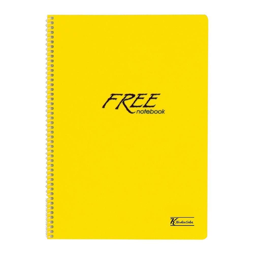 Free A4 320492-99 - Cuaderno de espiral (200 hojas, cuadriculadas, polipropileno)