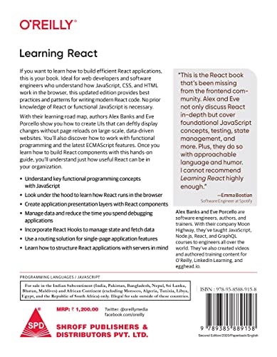 Image of Learning React: Modern Patterns for Developing React Apps, Second Edition (Greyscale Indian Edition)