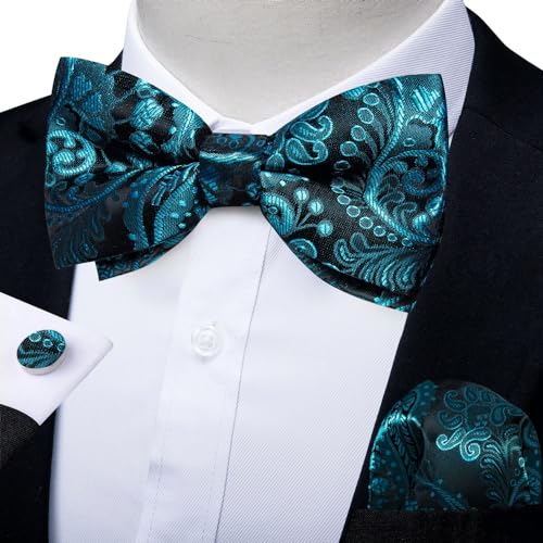 Set de corbata de moño preanudada para hombre miniatura 3