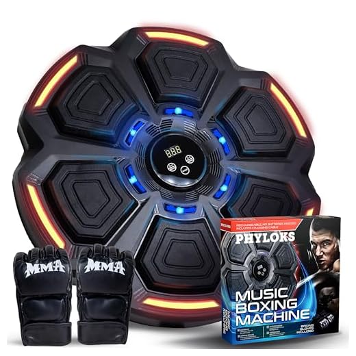 Music Boxing Machine, Boxing Equipment, Music Boxing Machine for Adults & Kids, Boxing Machine Wall Mounted Music, Music Punching Machine, Boxing Music Punch, Musical Boxing Machine with Gloves