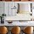 Tile Generation NBG-4 Herringbone White and Gold Metal Stainless Steel Polished Marble Tile (1 Sheet)
