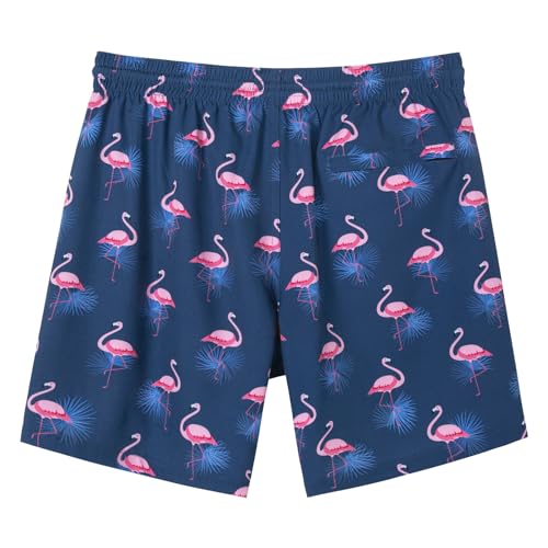 Image of SURF CUZ Mens Swim Trunks with Compression Liner Swim Shorts 7 inch Swimming Trunks Stretch 7 Inch Swim Suits Quick Dry