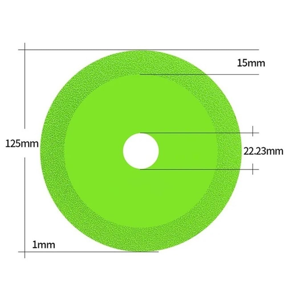Diamentowe brzeszczoty do pił, Tarcze diamentowe do szlifowania płytek ceramicznych 100/115/125 mm elektronarzędzi szlifierek kątowych typu 100(Green,115mm)
