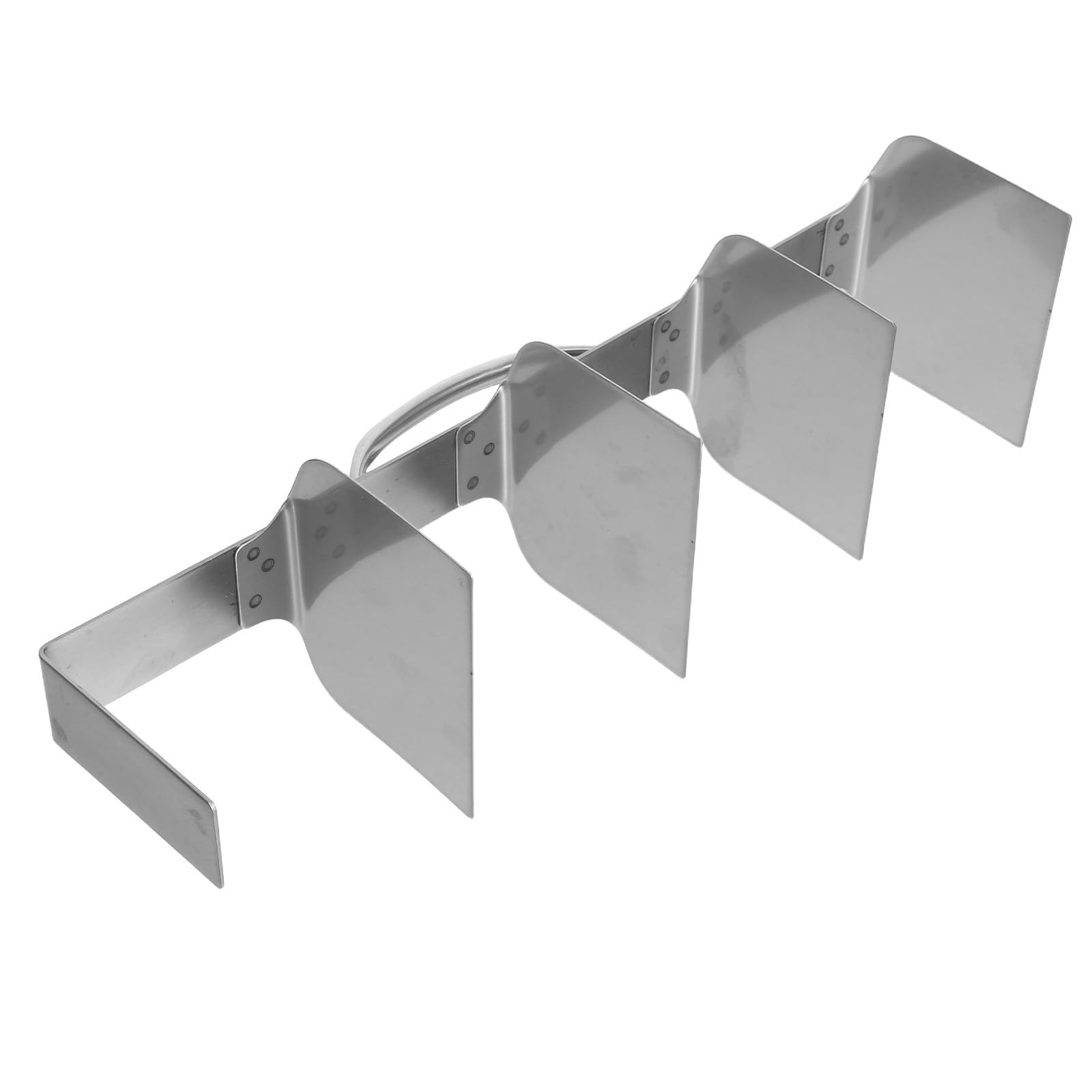 DOITOOL Découpeuse de Gâteaux Professionnelle en Acier Inoxydable 40×9,5 Cm pour Tiramisu, Coupe-gâteau à Portions Égales 5 Parts, Outil de Pâtisserie Précis Cuisine et Restauration