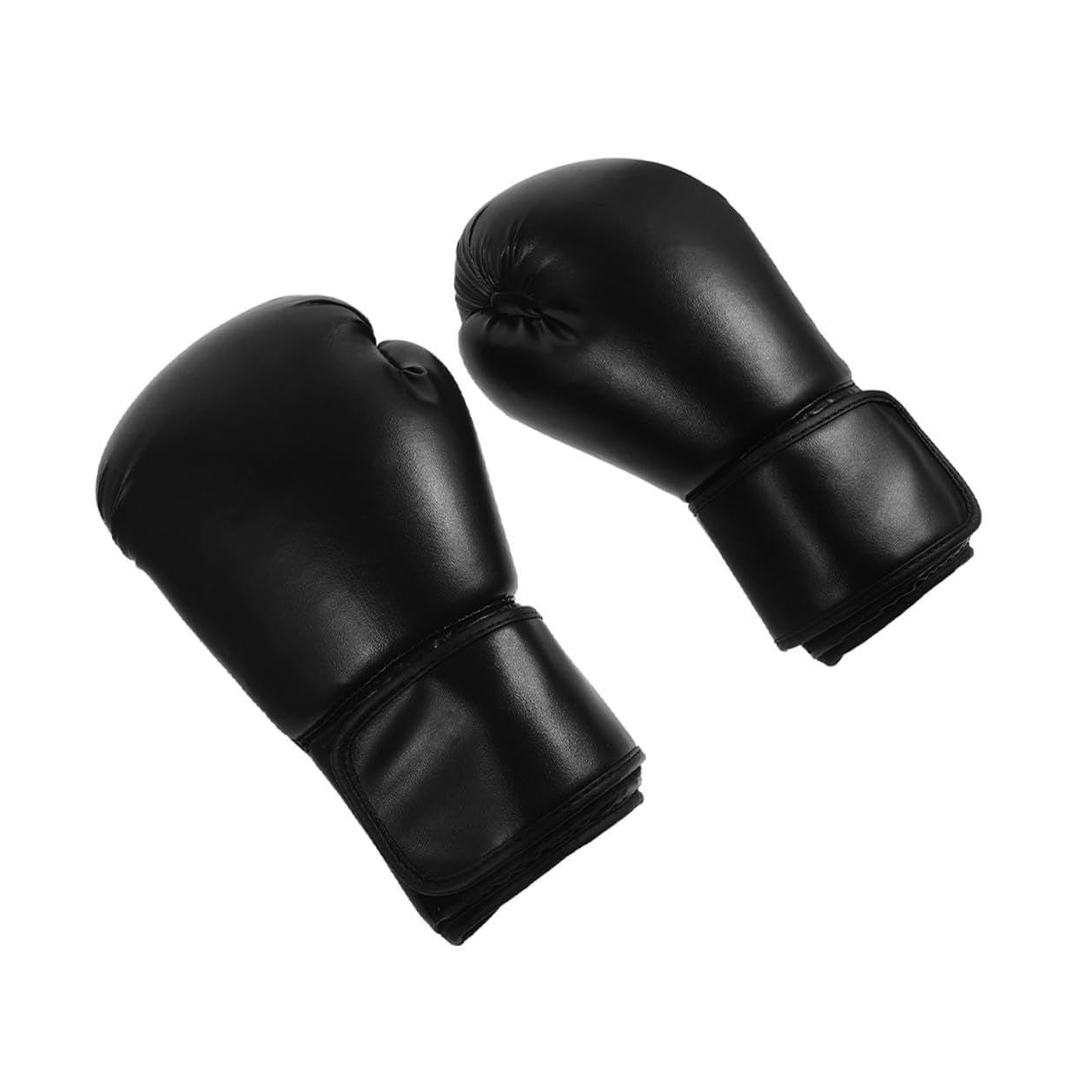 Guantoni da Boxe Professionali per Allenamento e Sparring Posizione Naturale della Mano e Materiale Pu Antiusura, Colore Nero, per Workout Fitness e Boxe