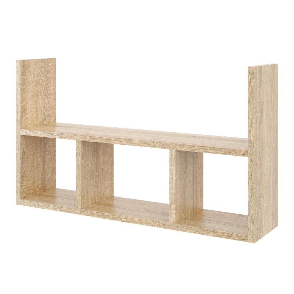Mordern - Estantería de pared, 45 x 78 x 18 cm, diseño flotante para salón, dormitorio, oficina y cocina (Sonoma)