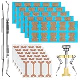 77 Pieces Ingrown Toenail Tools Set,Ingrown Toenail Correction Patch Stickers,Ingrown Toenail Treatm