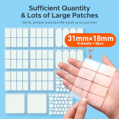 TKTK Large Pimple Patches — 142 Count, 7 Sizes — view 2