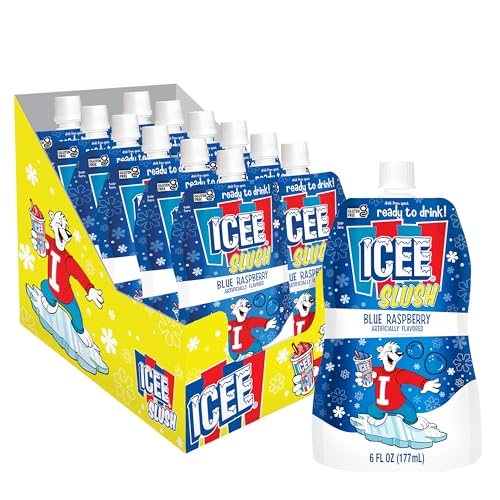 Icee Blue Raspberry Slush Pouches