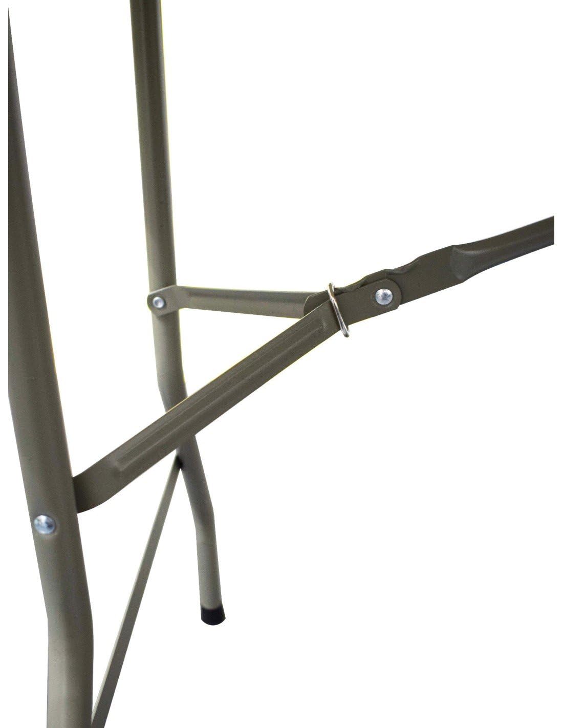 Jardin202 - Mesa Plegable Rectangular 180x70x74cm Catering | Mesa Resina con Patas de Acero Plegable para Eventos y terrazas | Unidad (Blanca)