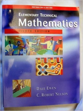 Elementary Technical Mathematics 0534391133 Book Cover