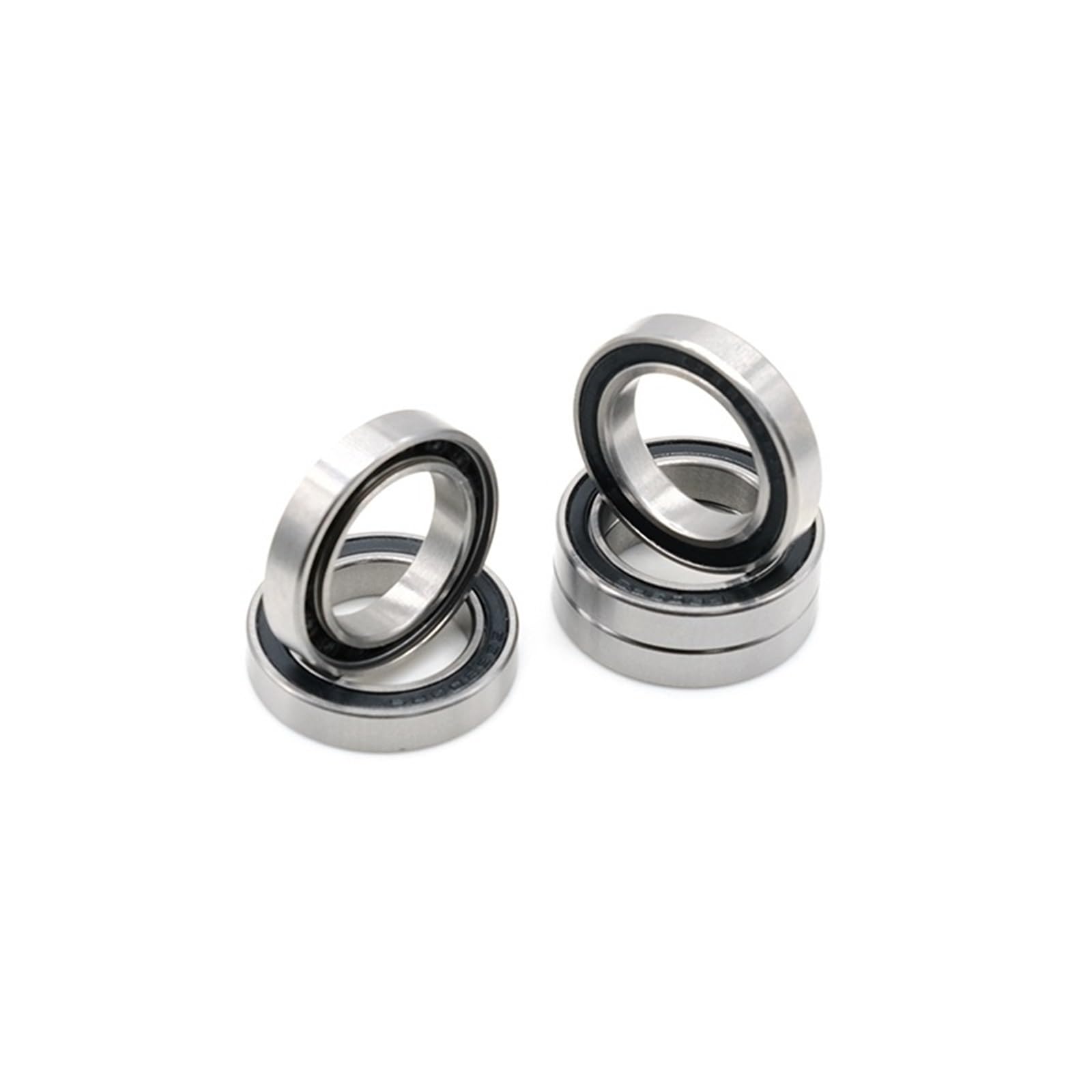 Rodamiento de bolas de cerámica híbrido de acero inoxidable S6803-2RS (17 x 26 x 5 mm), eje de rueda, S6803RS (1 unidad)