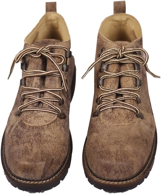 Premium Leather Boots for Men| Genuine Smooth Leather | Solid Pattern | Durable Construction | All-Occasion Dress & Casual Boots | Long-Lasting Comfort Fit