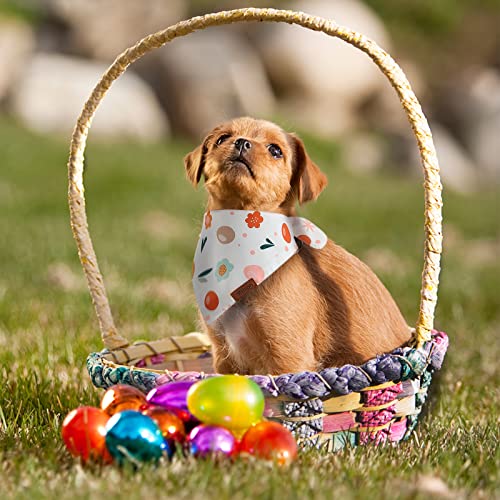 Thloh Spring Dog Bandanas - 2 Pack Reversible Pet Scarf | Adjustable Bandanas For Small, Medium, Large, And Extra Large Dogs | Stylish Birthday Bandanas For Boys And Girls (Large) #TOP2